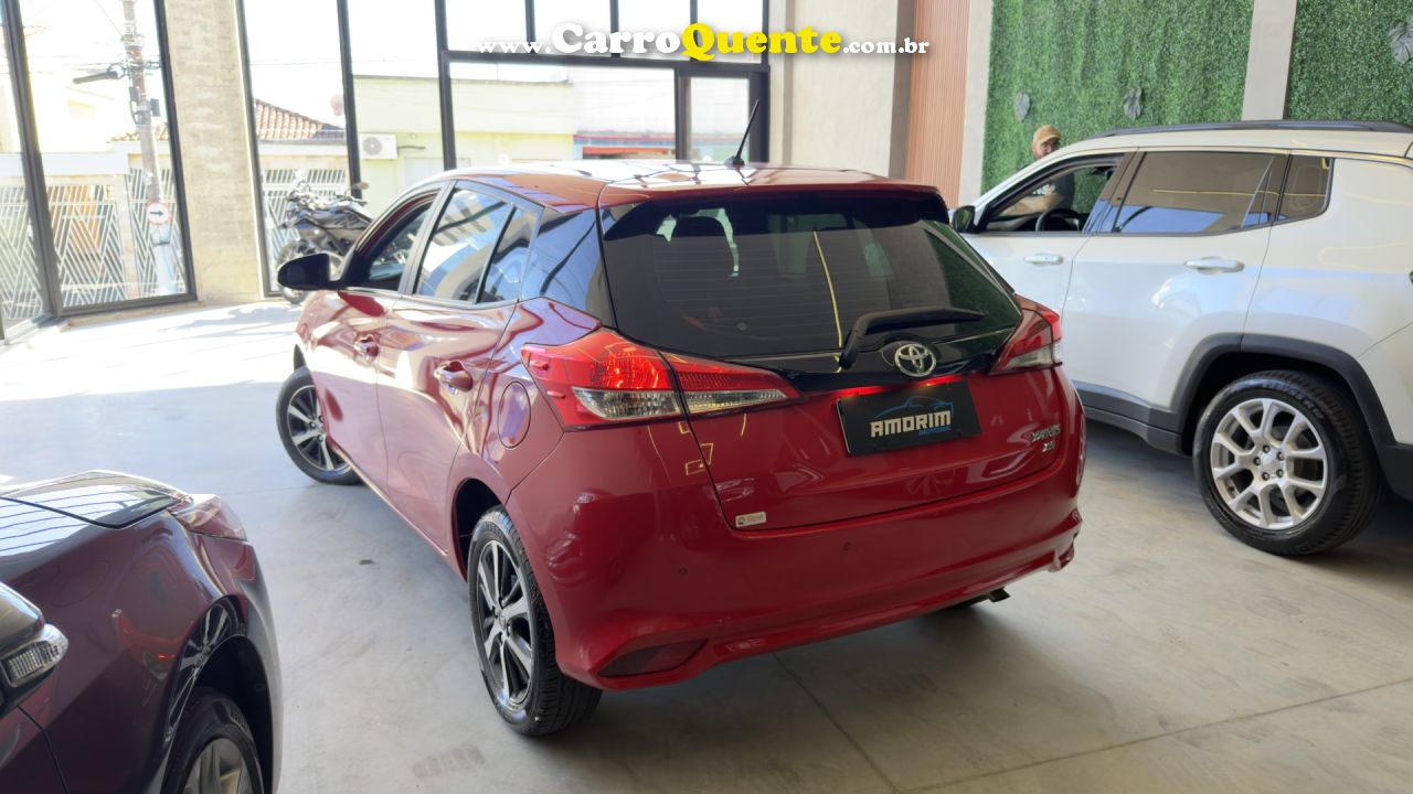 TOYOTA   YARIS XS CONNECT 1.5 FLEX 16V 5P AUT.   VERMELHO 2021 1.5 FLEX - Loja