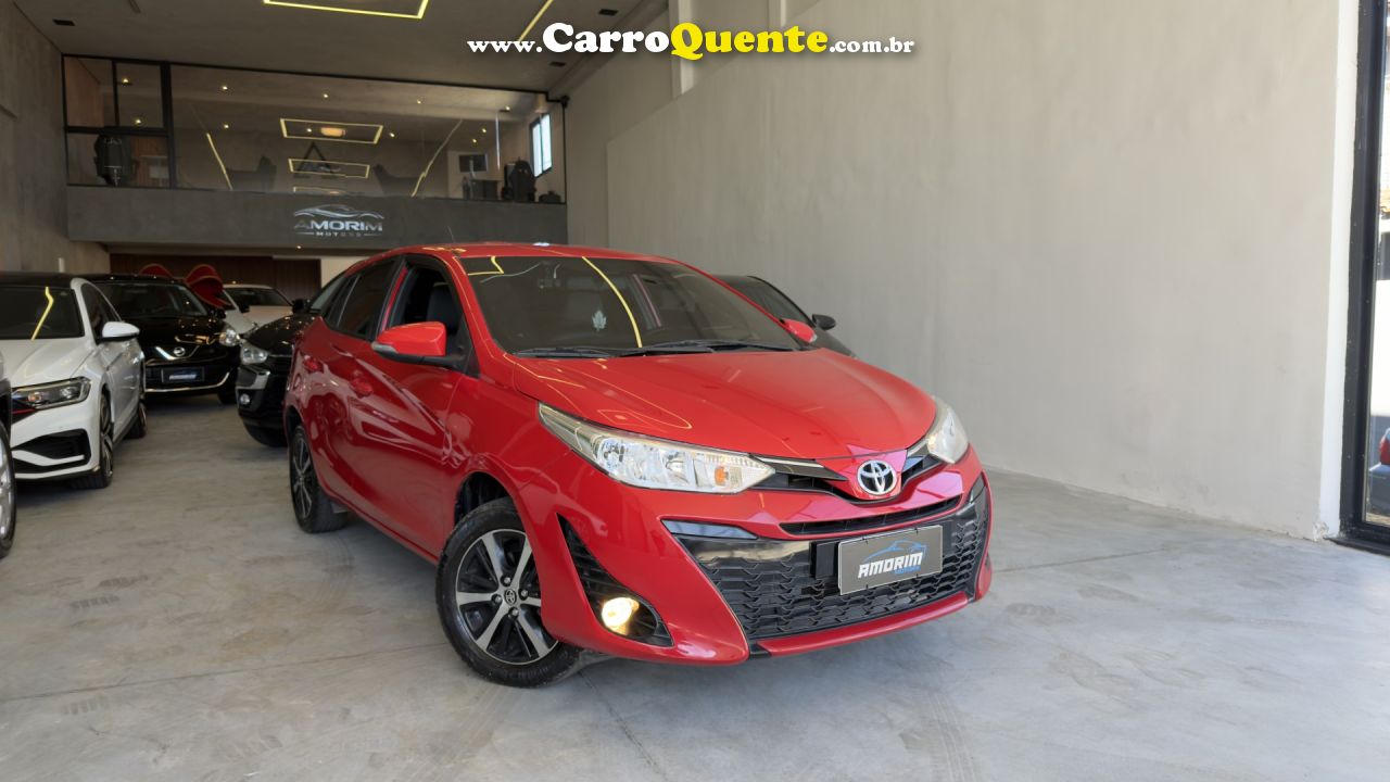 TOYOTA   YARIS XS CONNECT 1.5 FLEX 16V 5P AUT.   VERMELHO 2021 1.5 FLEX - Loja