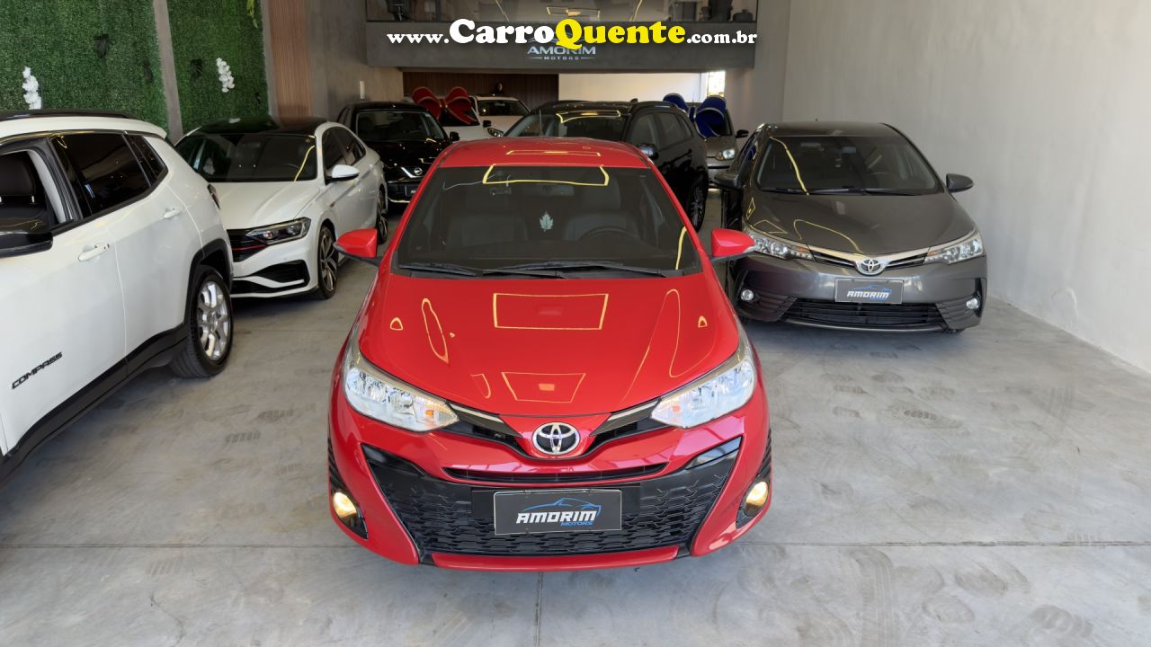 TOYOTA   YARIS XS CONNECT 1.5 FLEX 16V 5P AUT.   VERMELHO 2021 1.5 FLEX - Loja