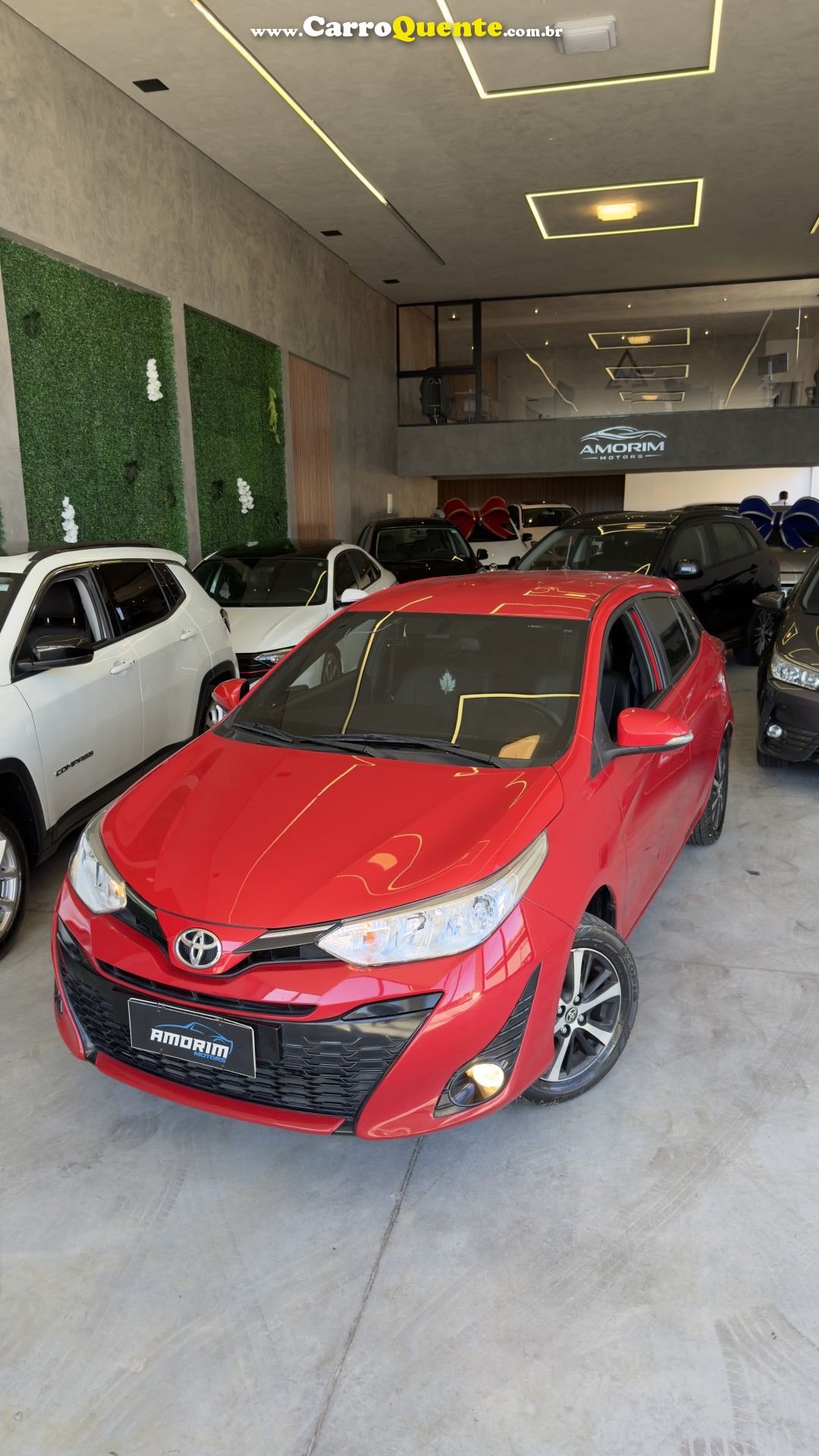 TOYOTA   YARIS XS CONNECT 1.5 FLEX 16V 5P AUT.   VERMELHO 2021 1.5 FLEX - Loja
