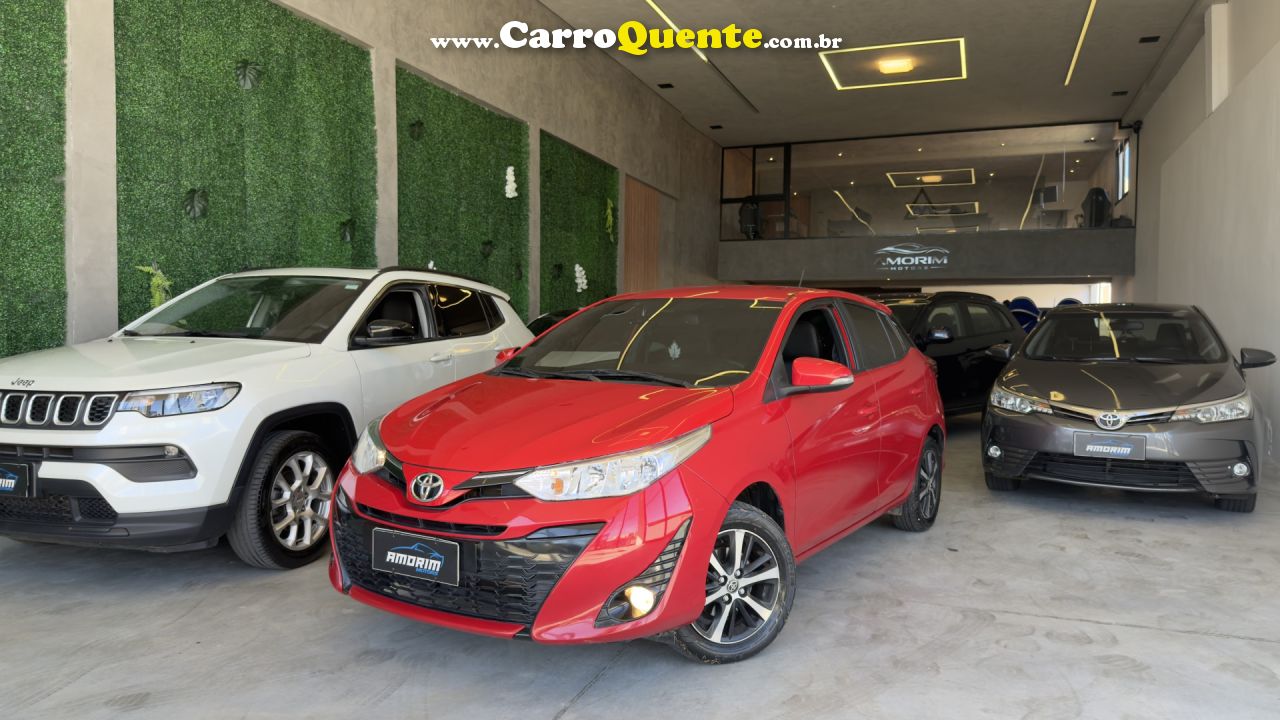 TOYOTA   YARIS XS CONNECT 1.5 FLEX 16V 5P AUT.   VERMELHO 2021 1.5 FLEX - Loja