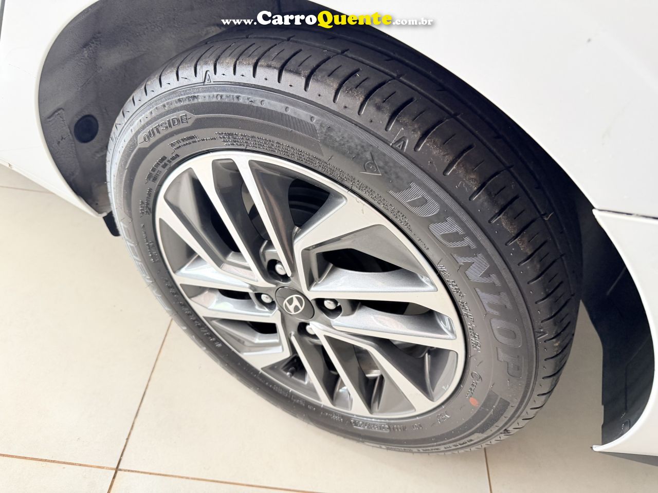 HYUNDAI   HB20S DIAMOND 1.0 TB FLEX 12V AUT.   BRANCO 2020 1.0 FLEX - Loja