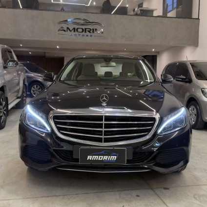 MERCEDES-BENZ   C-180 CGI EXC. 1.61.6 FLEX TB 16V  AUT.   PRETO 2018 2.0 FLEX