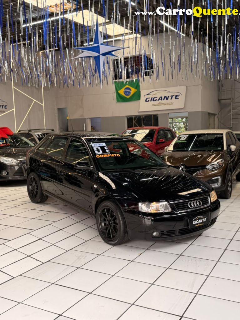 AUDI   A3 1.8 TURBO 5P MEC.   PRETO 2001 1.8 GASOLINA - Loja
