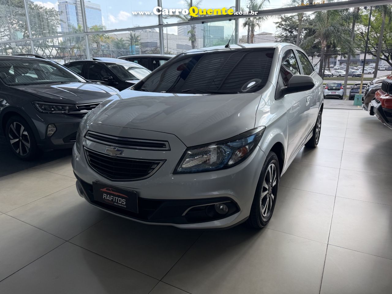CHEVROLET   ONIX HATCH LTZ 1.4 8V FLEXPOWER 5P MEC.   PRATA 2016 1.4 FLEX - Loja