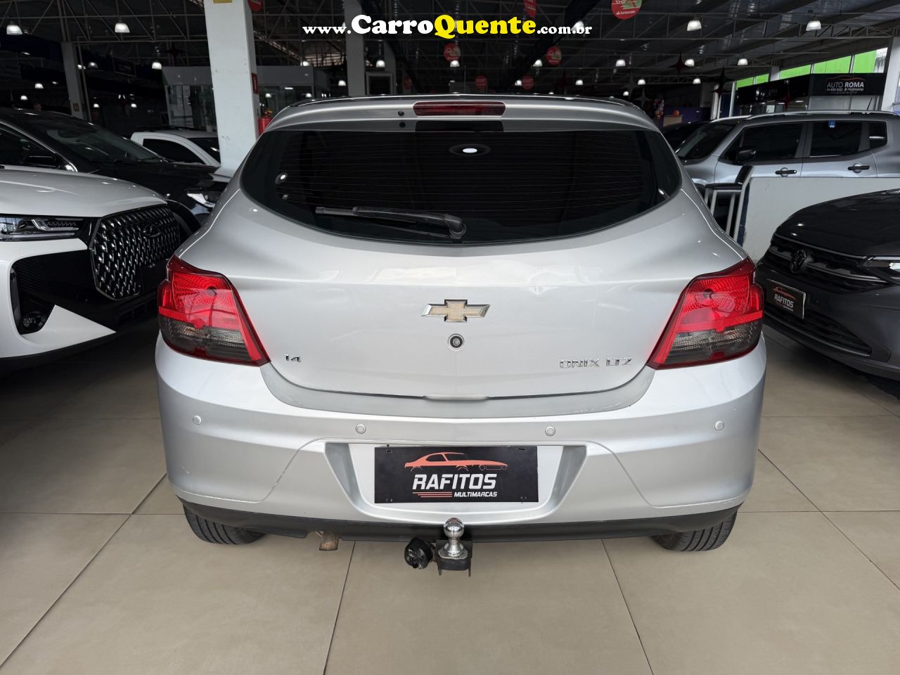 CHEVROLET   ONIX HATCH LTZ 1.4 8V FLEXPOWER 5P MEC.   PRATA 2016 1.4 FLEX - Loja
