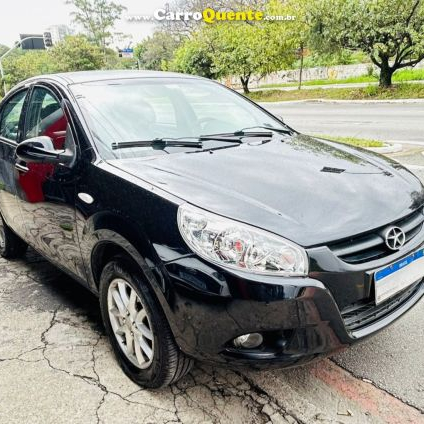 JAC   J3 TURIN SEDAN 1.4 16V 4P MEC.   PRETO 2012 1.4 GASOLINA