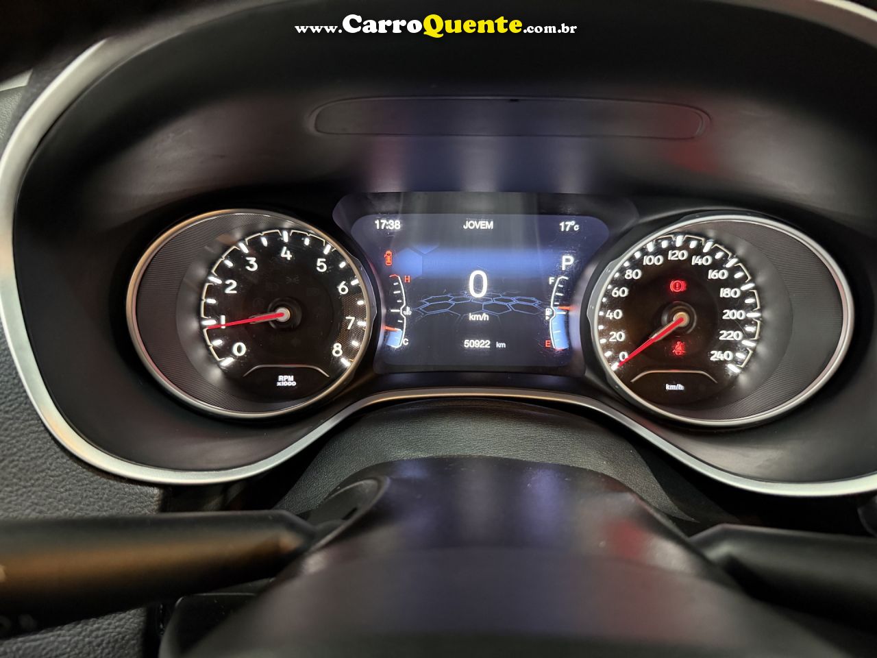 JEEP   COMPASS LONGITUDE 2.0 4X2 FLEX 16V AUT.   CINZA 2021 2.0 FLEX - Loja
