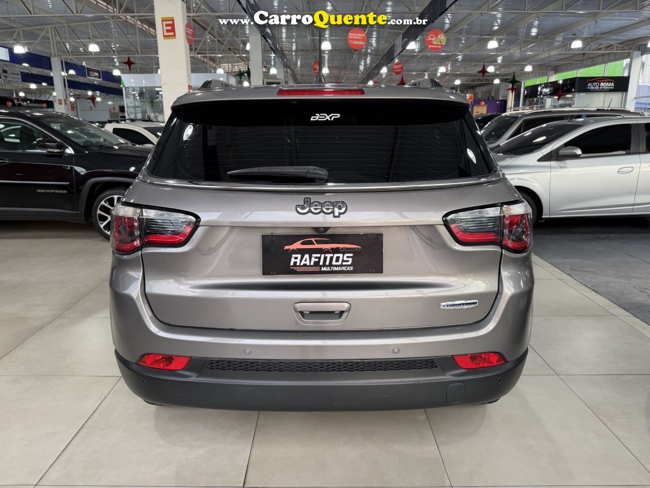 JEEP   COMPASS LONGITUDE 2.0 4X2 FLEX 16V AUT.   CINZA 2021 2.0 FLEX - Loja