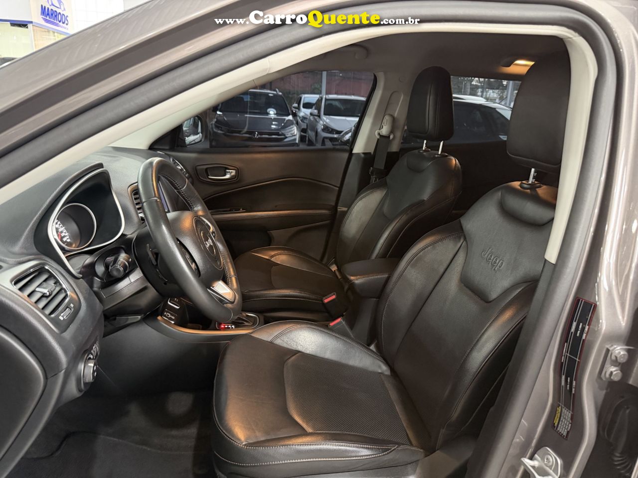 JEEP   COMPASS LONGITUDE 2.0 4X2 FLEX 16V AUT.   CINZA 2021 2.0 FLEX - Loja