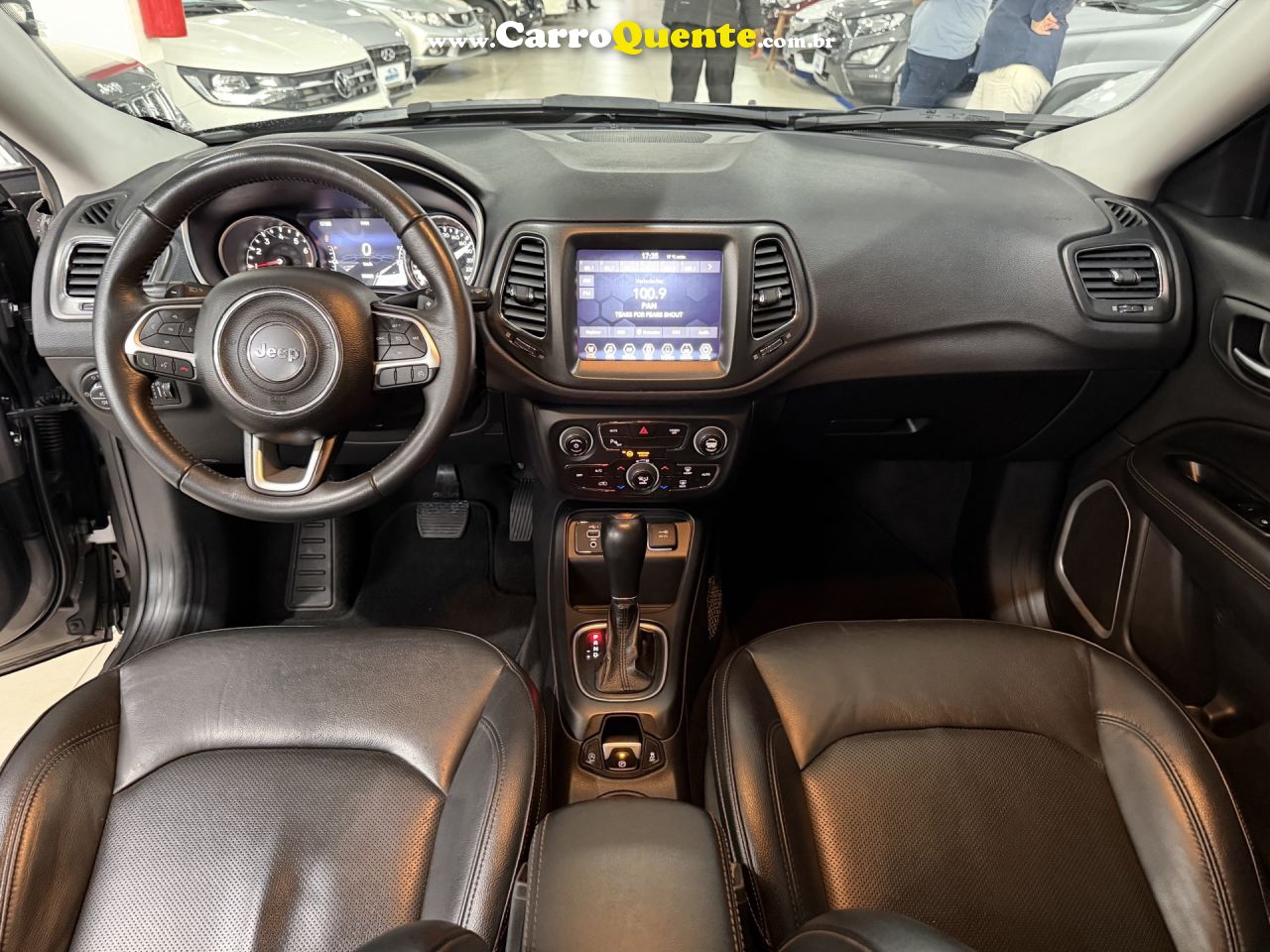 JEEP   COMPASS LONGITUDE 2.0 4X2 FLEX 16V AUT.   CINZA 2021 2.0 FLEX - Loja