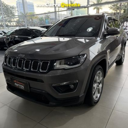 JEEP   COMPASS LONGITUDE 2.0 4X2 FLEX 16V AUT.   CINZA 2021 2.0 FLEX