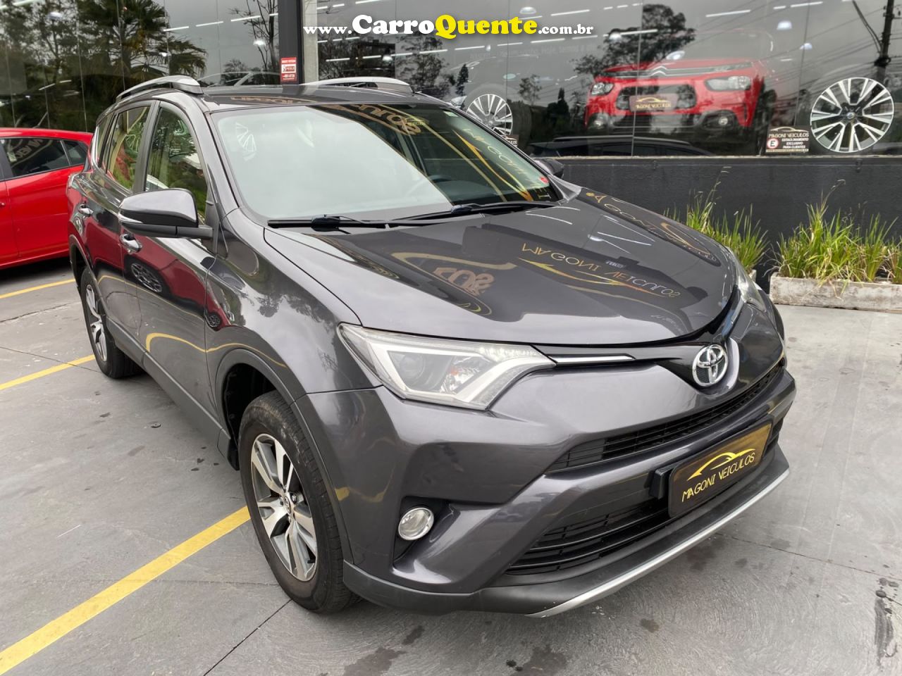 TOYOTA   RAV4 2.0 4X2 16V AUT.   CINZA 2018 2.0 GASOLINA - Loja