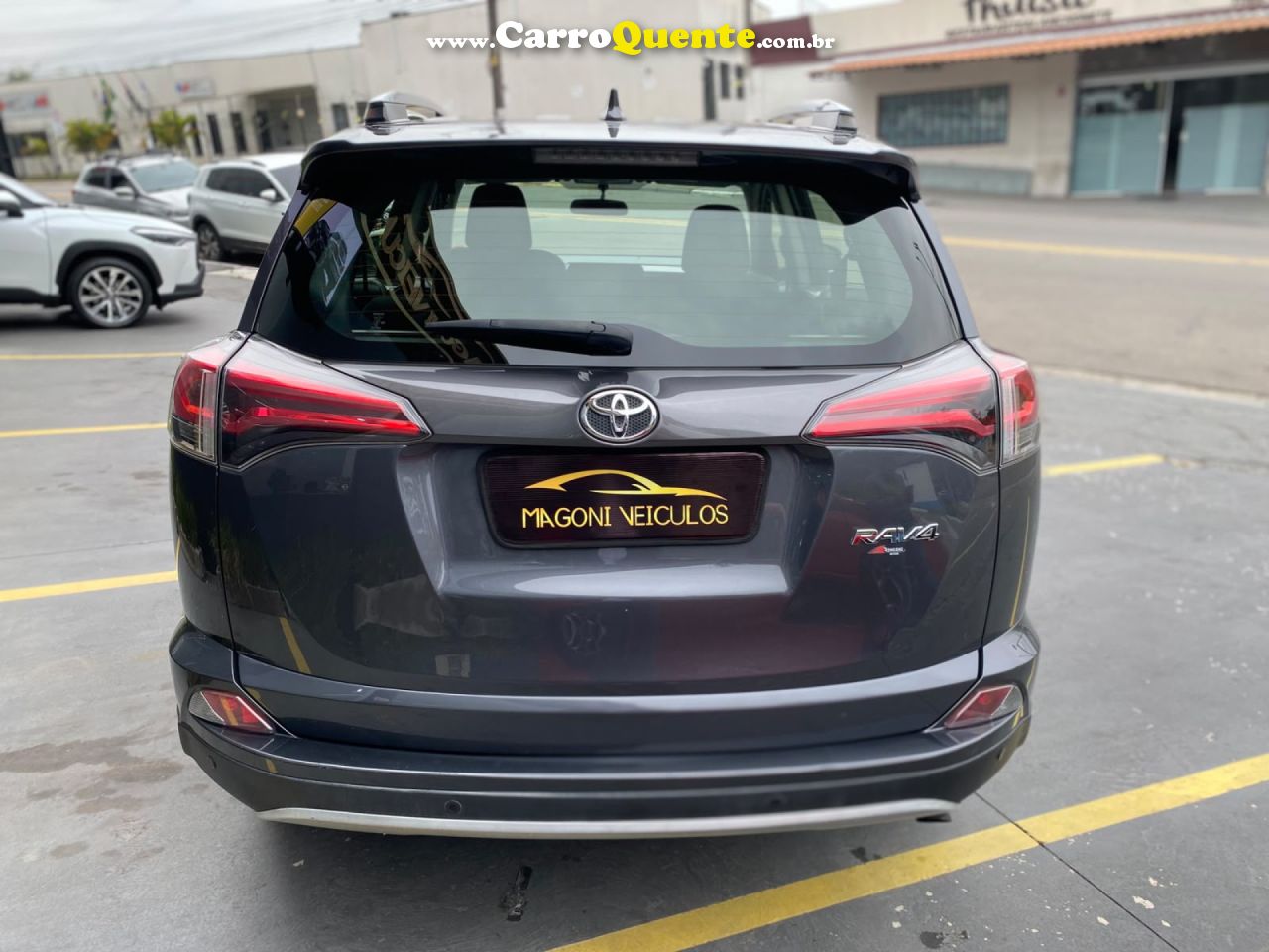 TOYOTA   RAV4 2.0 4X2 16V AUT.   CINZA 2018 2.0 GASOLINA - Loja