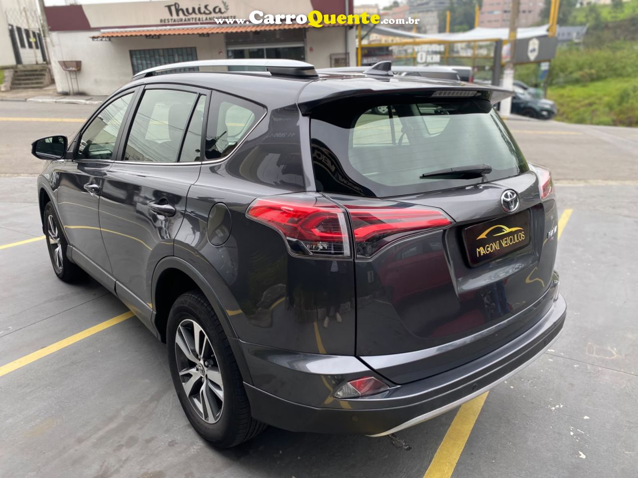 TOYOTA   RAV4 2.0 4X2 16V AUT.   CINZA 2018 2.0 GASOLINA - Loja