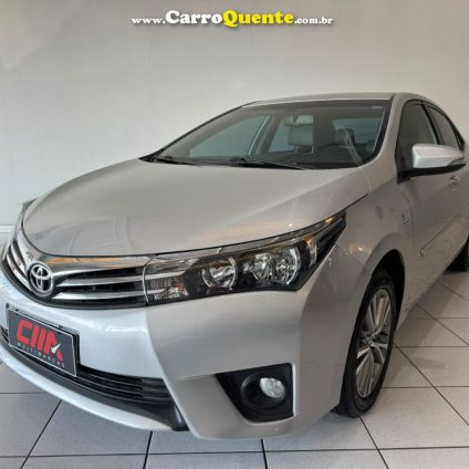 TOYOTA   COROLLA XEI 2.0 FLEX 16V AUT.   PRATA 2015 2.0 FLEX