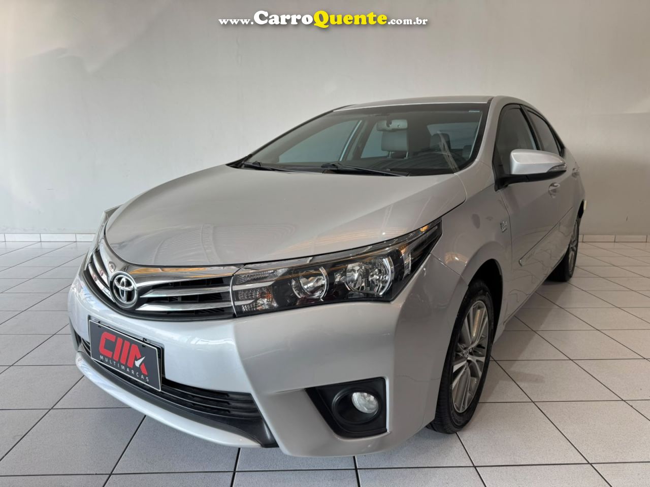 TOYOTA   COROLLA XEI 2.0 FLEX 16V AUT.   PRATA 2015 2.0 FLEX - Loja