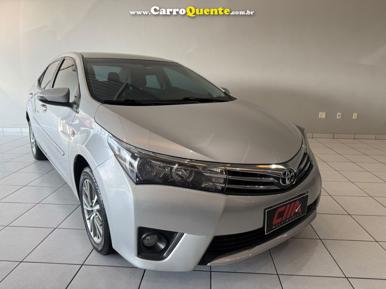 TOYOTA   COROLLA XEI 2.0 FLEX 16V AUT.   PRATA 2015 2.0 FLEX - Loja