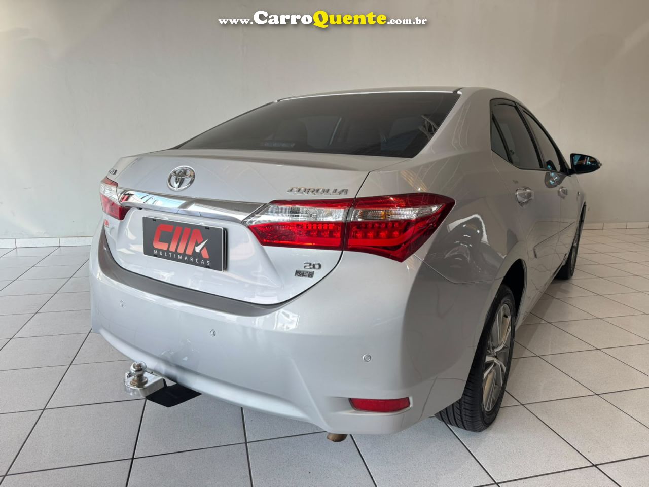 TOYOTA   COROLLA XEI 2.0 FLEX 16V AUT.   PRATA 2015 2.0 FLEX - Loja