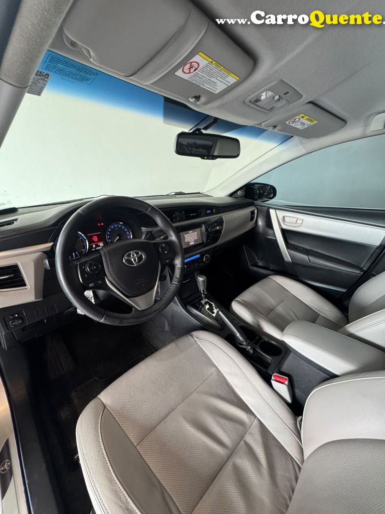 TOYOTA   COROLLA XEI 2.0 FLEX 16V AUT.   PRATA 2015 2.0 FLEX - Loja