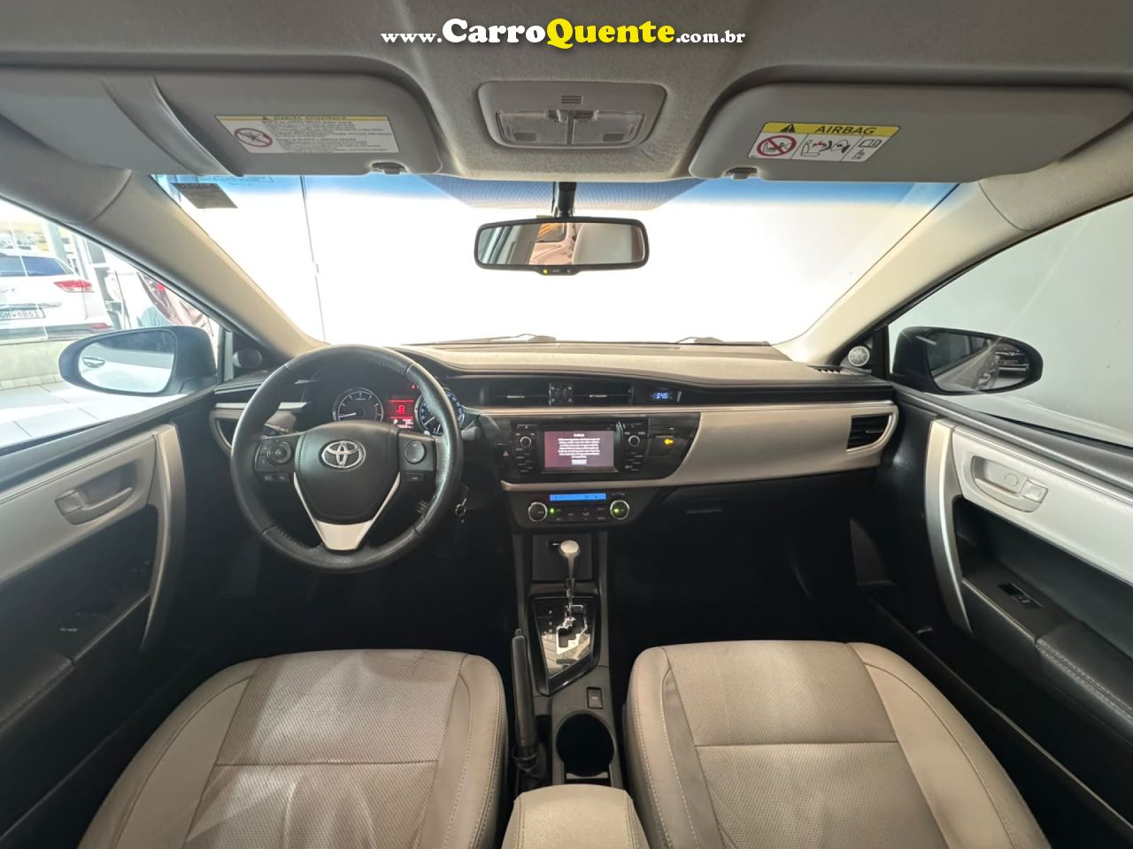 TOYOTA   COROLLA XEI 2.0 FLEX 16V AUT.   PRATA 2015 2.0 FLEX - Loja