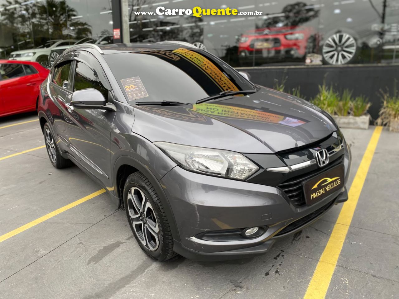 HONDA   HR-V EXL 1.8 FLEXONE 16V 5P AUT.   CINZA 2016 1.8 GASOLINA - Loja