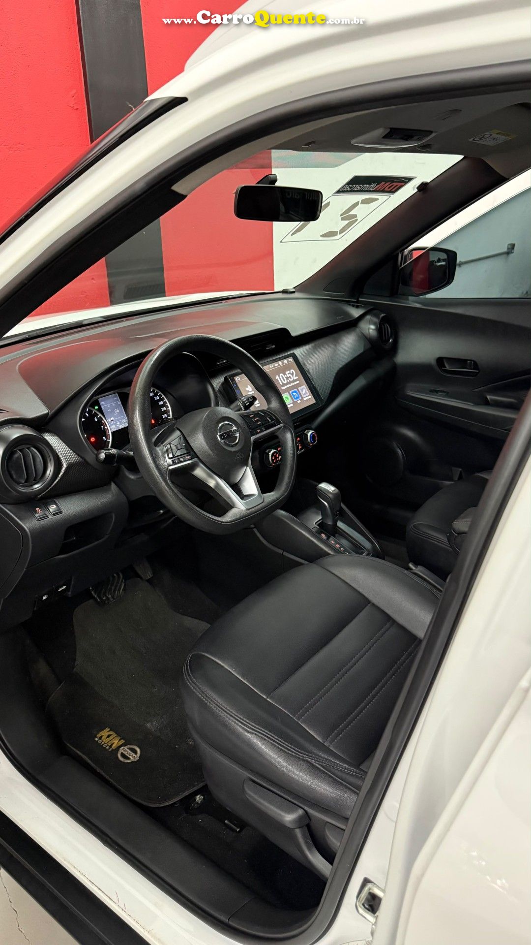 NISSAN   KICKS ACTIVE S 1.6 16V FLEX AUT.   BRANCO 2021 1.6 FLEX - Loja