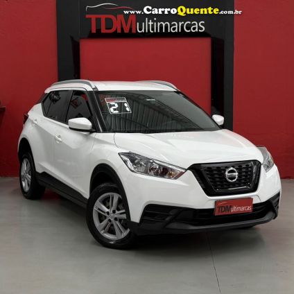 NISSAN   KICKS ACTIVE S 1.6 16V FLEX AUT.   BRANCO 2021 1.6 FLEX