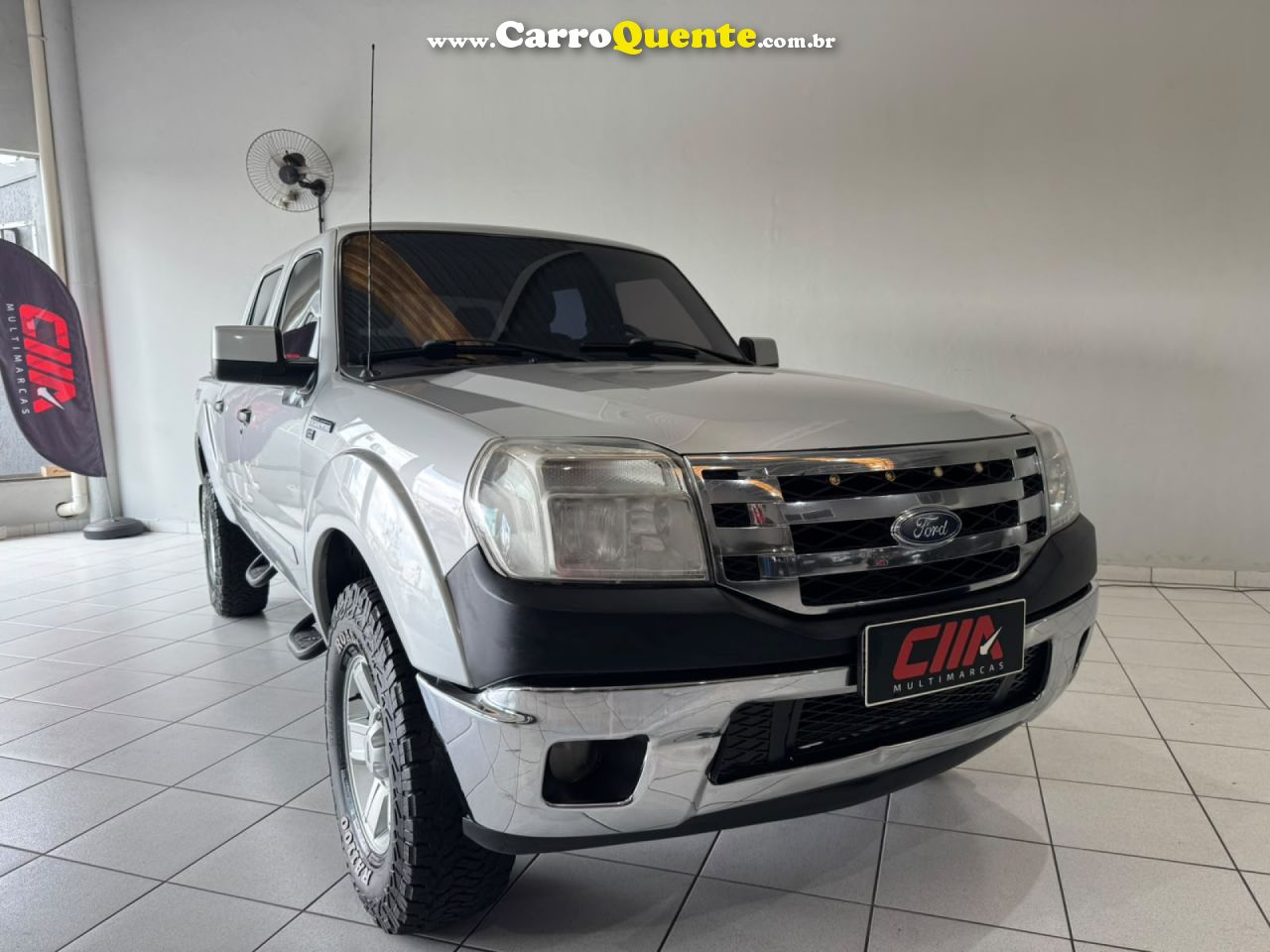 FORD   RANGER XLT 2.3 16V 150CV CD REPOWER.   PRATA 2012 2.3 GASOLINA - Loja