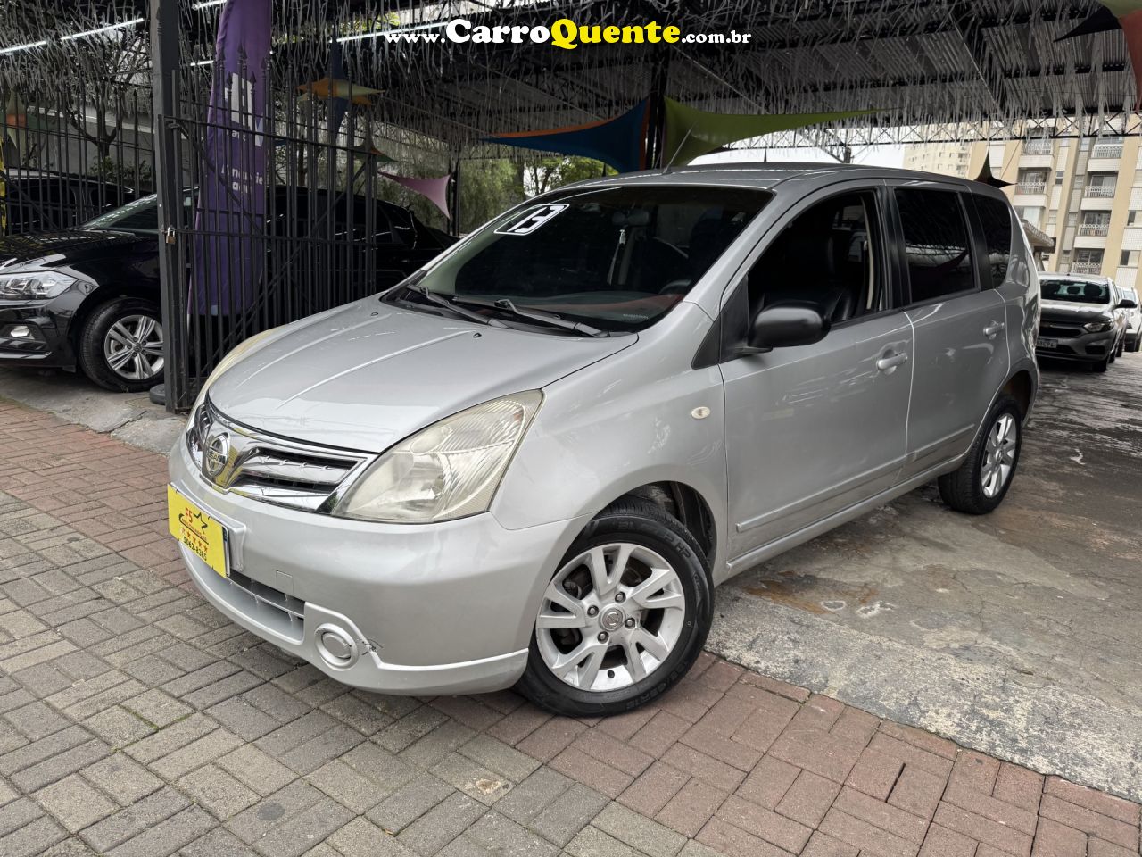 NISSAN   LIVINA S 1.6 16V FLEX FUEL MEC.   PRATA 2013 1.6 FLEX - Loja