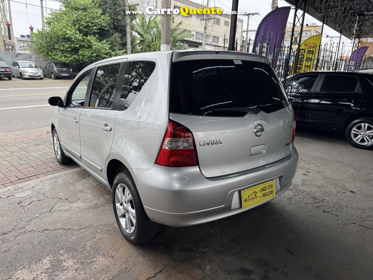 NISSAN   LIVINA S 1.6 16V FLEX FUEL MEC.   PRATA 2013 1.6 FLEX - Loja