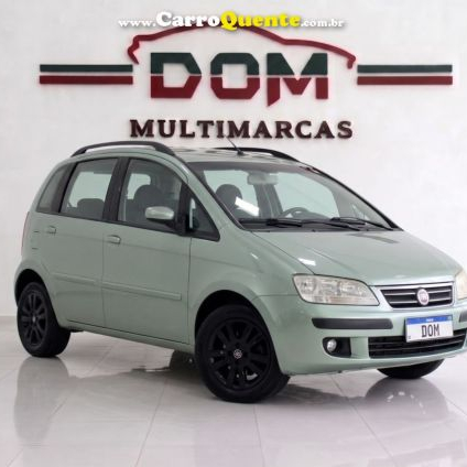 FIAT   IDEA ELX 1.4 MPI FIRE FLEX 8V 5P   VERDE 2010 1.4 FLEX