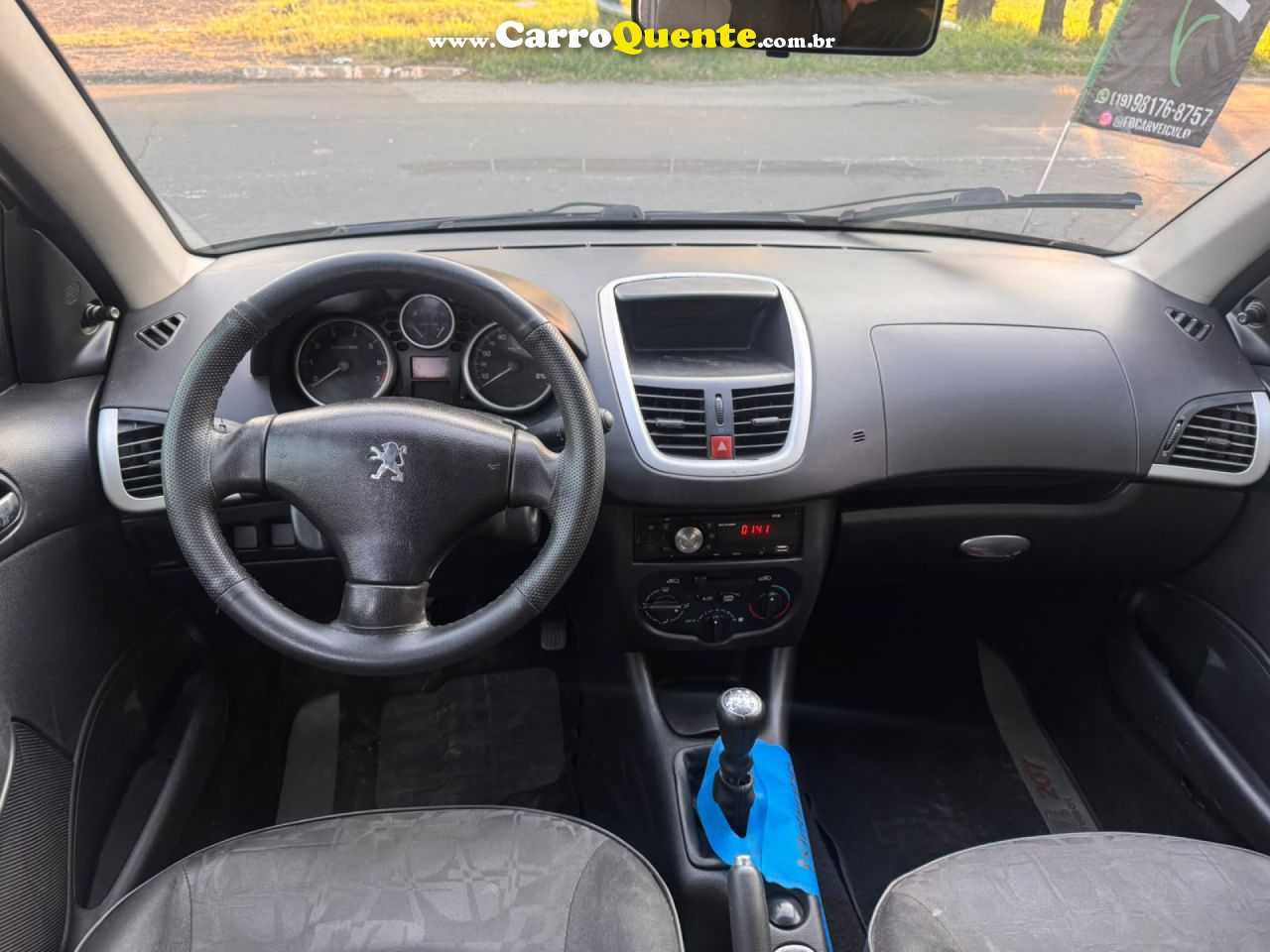PEUGEOT   207 XR 1.4 FLEX 8V 5P   CINZA 2011 1.4 FLEX - Loja