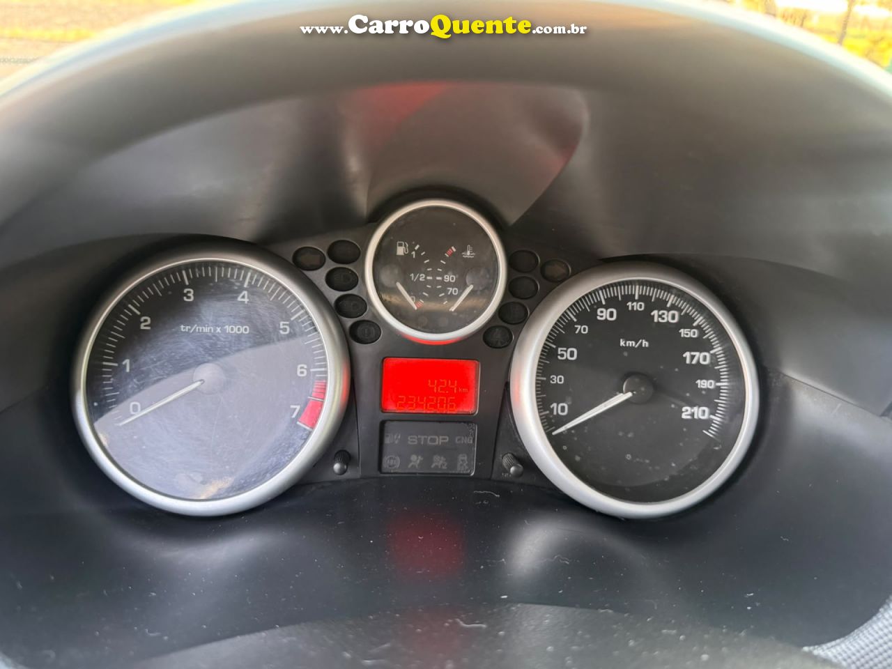 PEUGEOT   207 XR 1.4 FLEX 8V 5P   CINZA 2011 1.4 FLEX - Loja