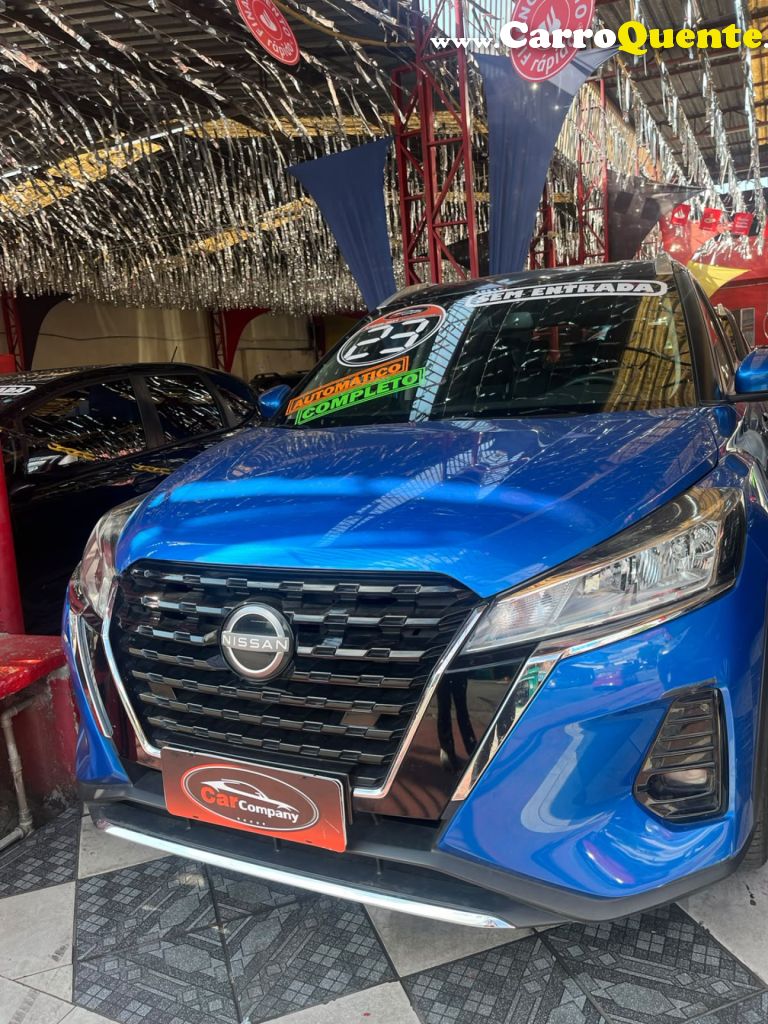 NISSAN   KICKS ADVANCE 1.6 16V FLEX AUT.   AZUL 2023 1.6 FLEX - Loja