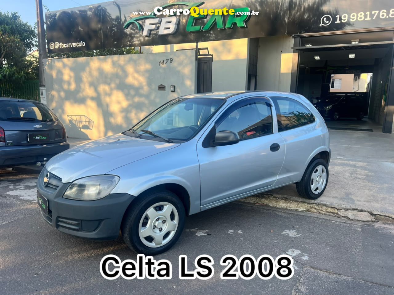 CHEVROLET   CELTA LIFE LS 1.0 MPFI 8V FLEXPOWER 5P   PRATA 2008 1.0 FLEX - Loja