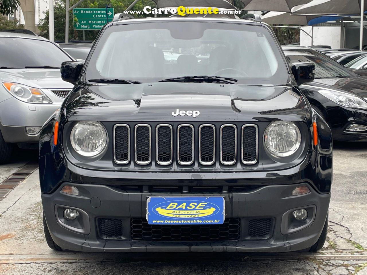 JEEP   RENEGADE LONGITUDE 1.8 4X2 FLEX 16V AUT.   PRETO 2016 1.8 FLEX - Loja