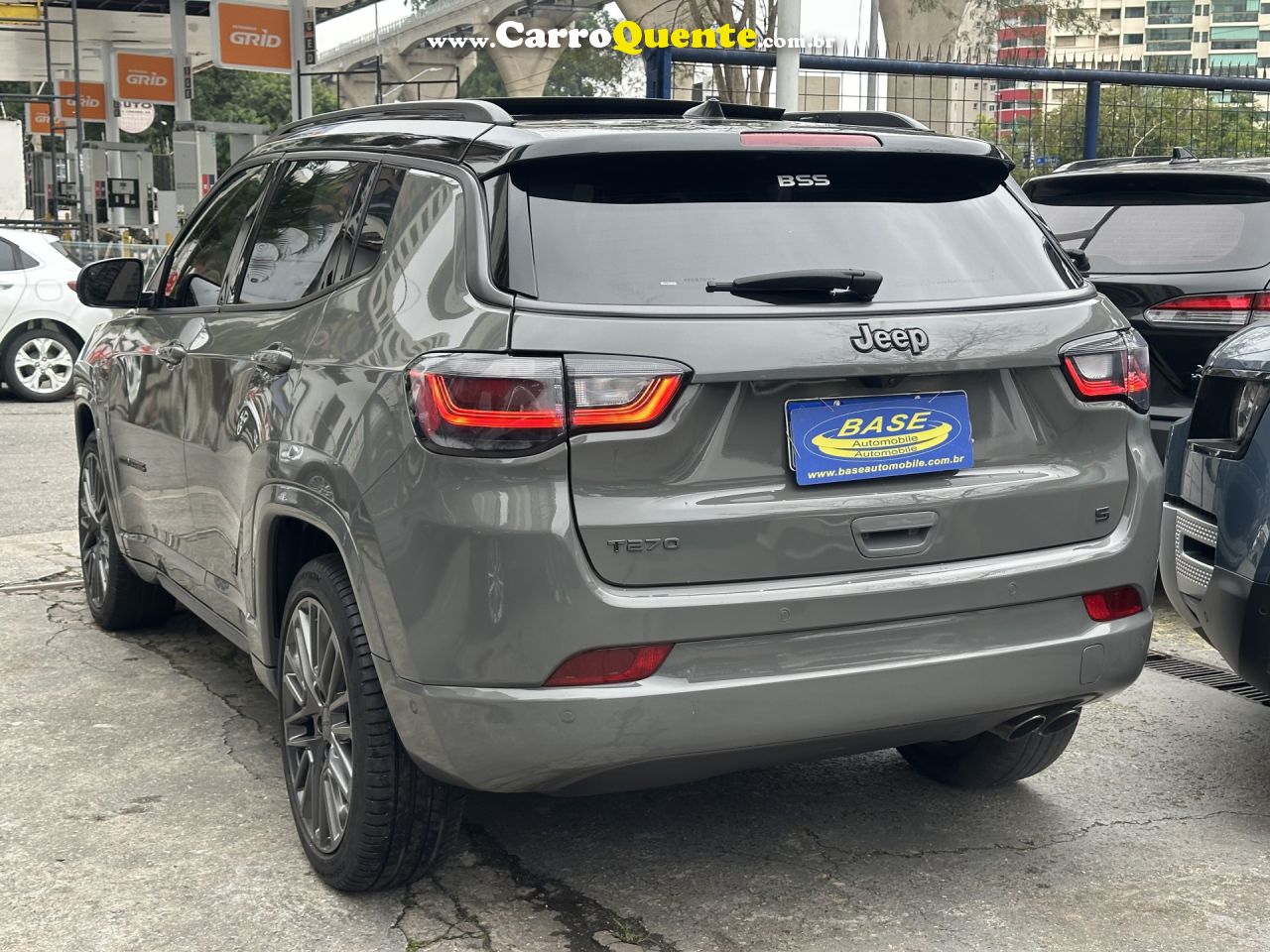 JEEP   COMPASS S T270 1.3 TB 4X2 FLEX AUT.   CINZA 2023 1.3 T FLEX - Loja