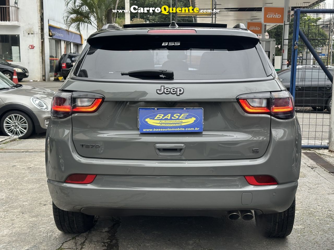 JEEP   COMPASS S T270 1.3 TB 4X2 FLEX AUT.   CINZA 2023 1.3 T FLEX - Loja