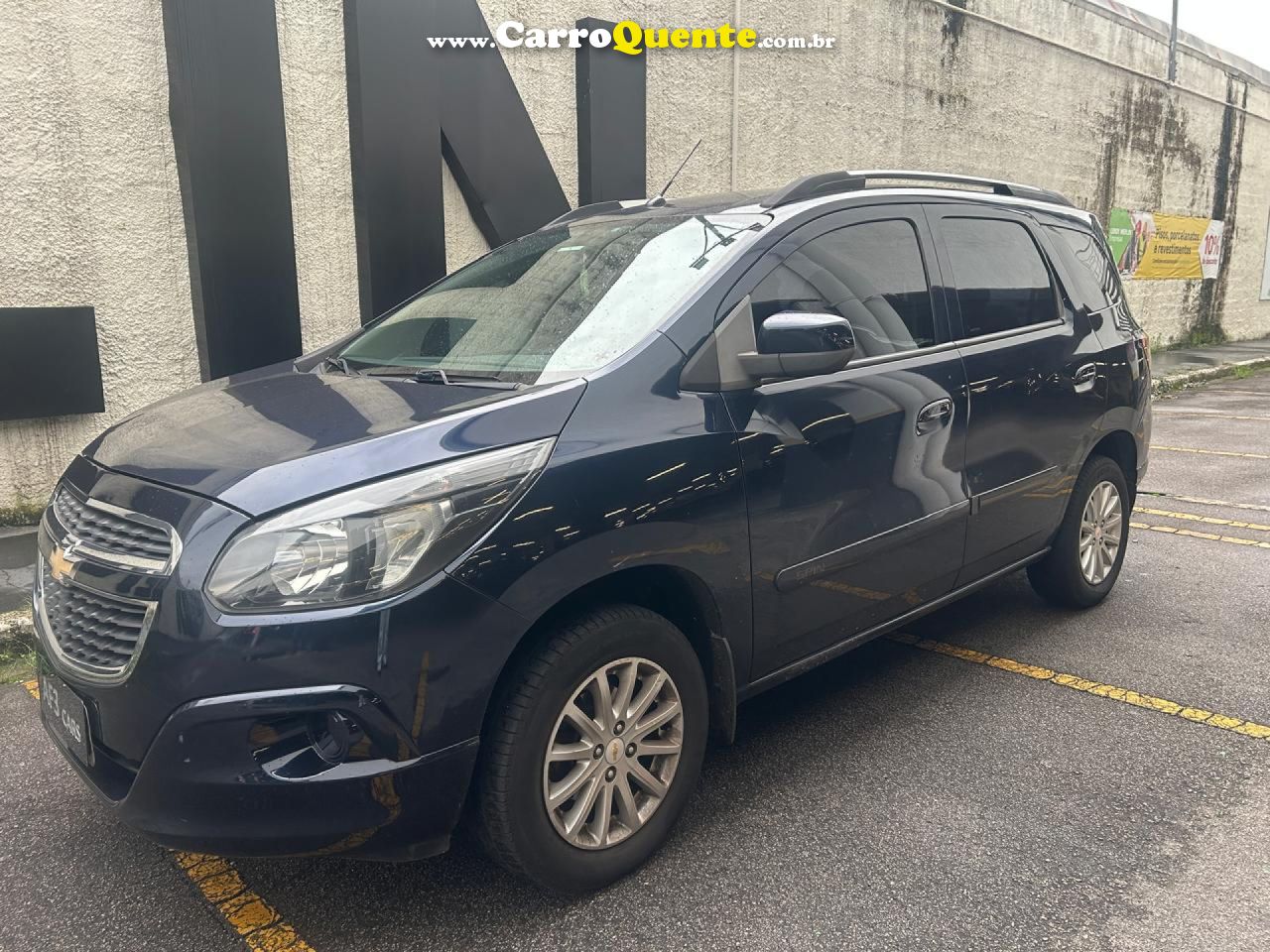CHEVROLET   SPIN LT 1.8 8V ECONO.FLEX 5P MEC.   AZUL 2016 1.8 FLEX - Loja