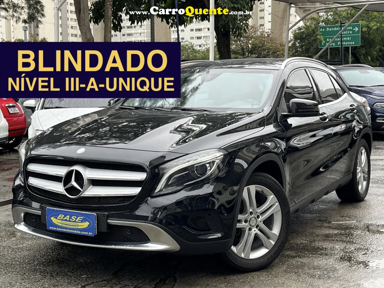MERCEDES-BENZ   GLA 200 ADVANCE 1.61.6 TB 16V FLEX AUT.   PRETO 2017 1.6 FLEX - Loja