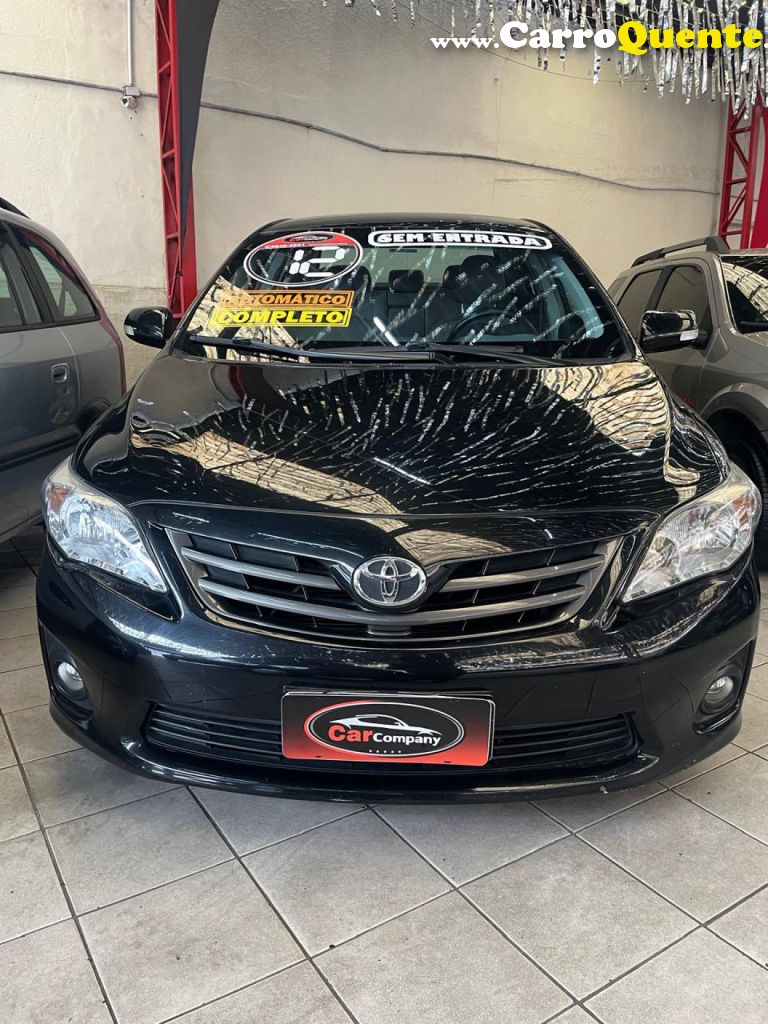 TOYOTA   COROLLA XEI 2.0 FLEX 16V AUT.   PRETO 2012 2.0 FLEX - Loja