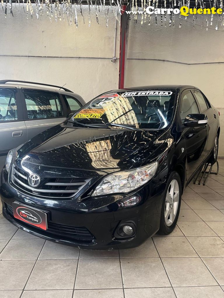 TOYOTA   COROLLA XEI 2.0 FLEX 16V AUT.   PRETO 2012 2.0 FLEX - Loja