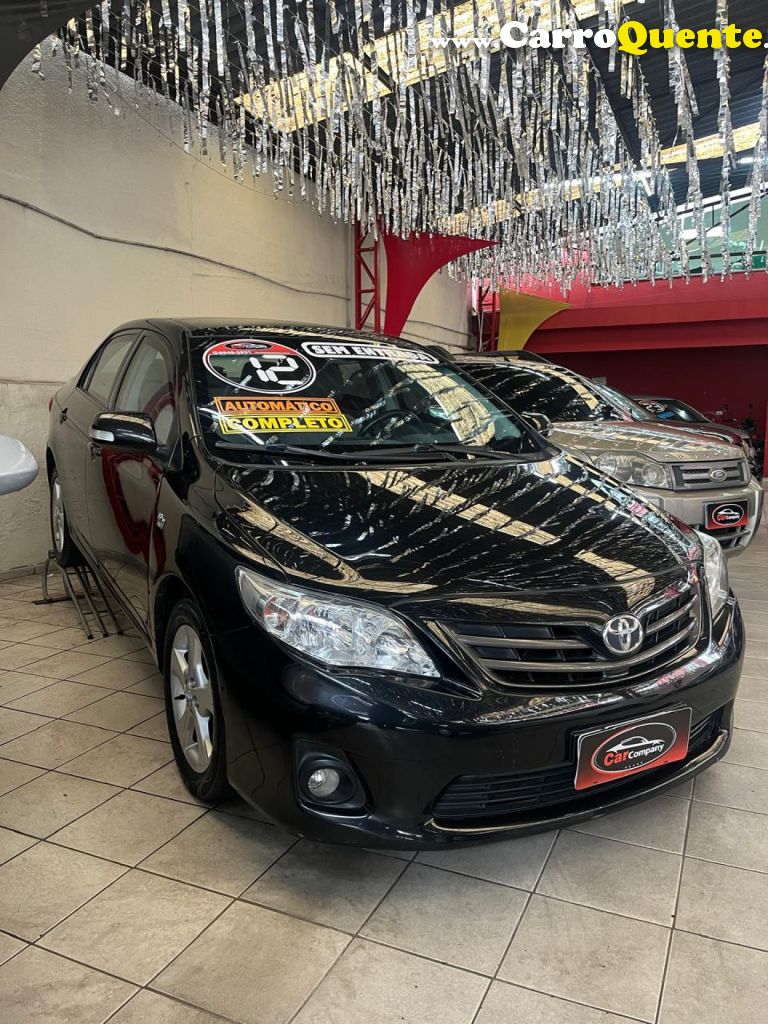 TOYOTA   COROLLA XEI 2.0 FLEX 16V AUT.   PRETO 2012 2.0 FLEX - Loja