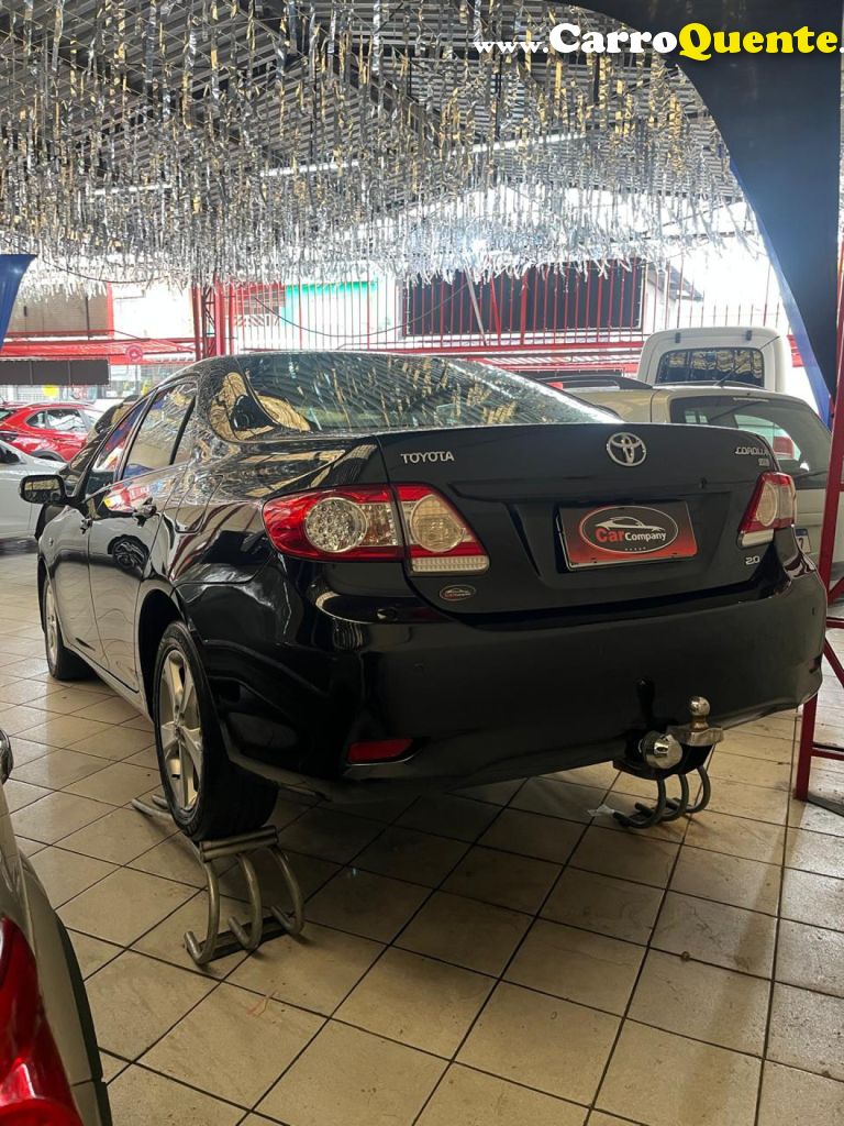 TOYOTA   COROLLA XEI 2.0 FLEX 16V AUT.   PRETO 2012 2.0 FLEX - Loja