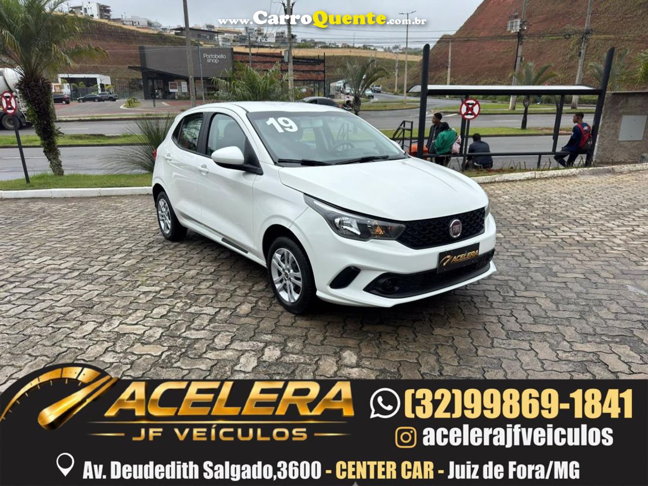 FIAT   ARGO 1.0 6V FLEX.   BRANCO 2019 1.0 GASOLINA - Loja