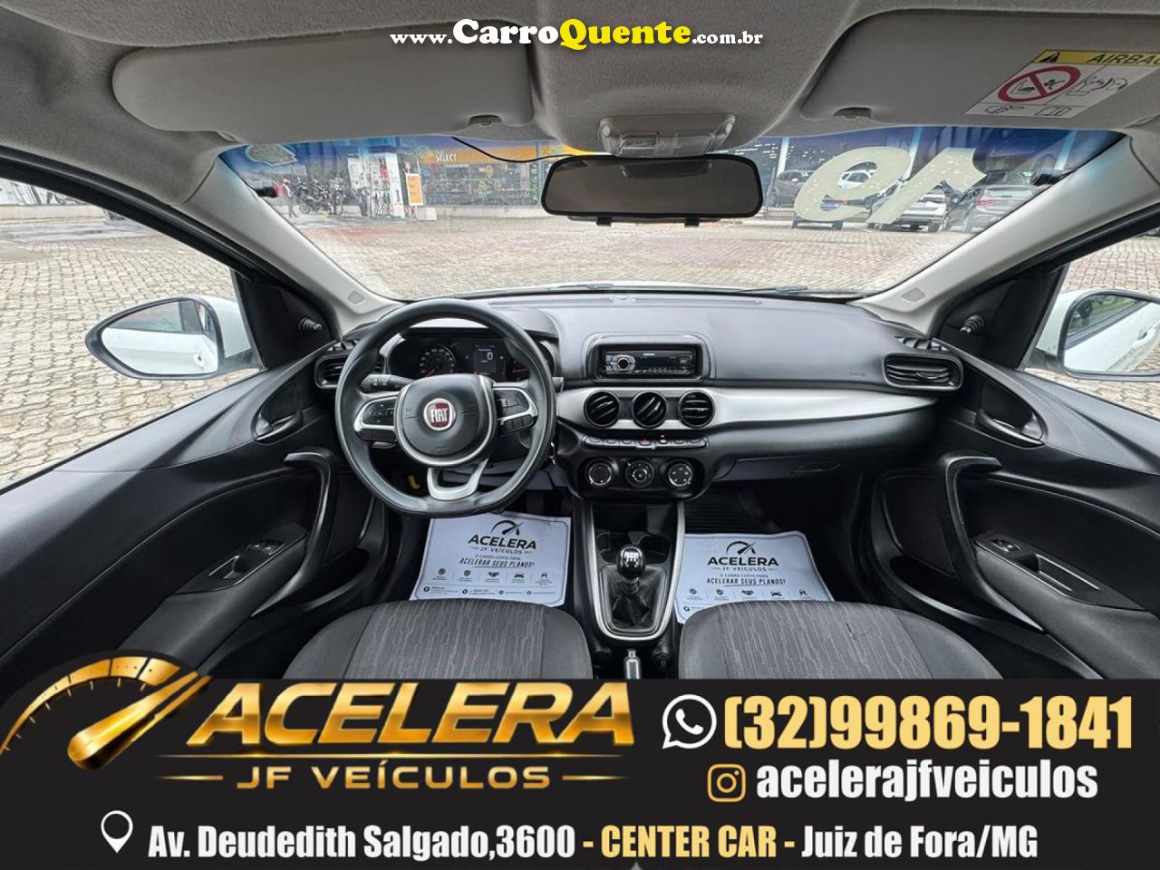 FIAT   ARGO 1.0 6V FLEX.   BRANCO 2019 1.0 GASOLINA - Loja