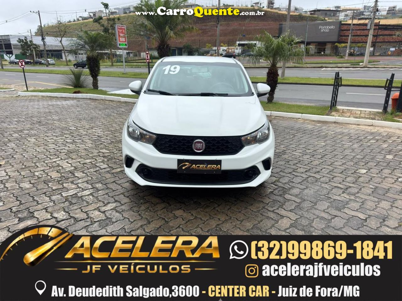 FIAT   ARGO 1.0 6V FLEX.   BRANCO 2019 1.0 GASOLINA - Loja