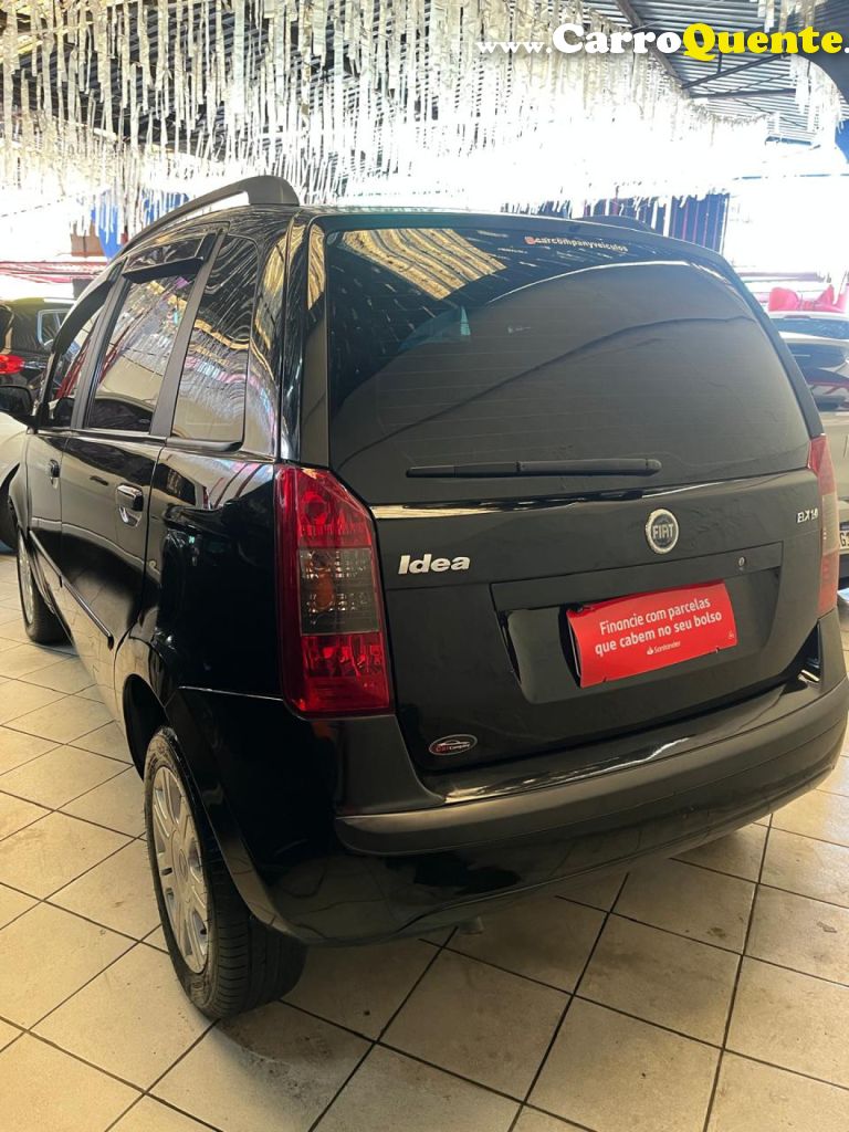 FIAT   IDEA ELX 1.4 MPI FIRE FLEX 8V 5P   PRETO 2008 1.4 FLEX - Loja