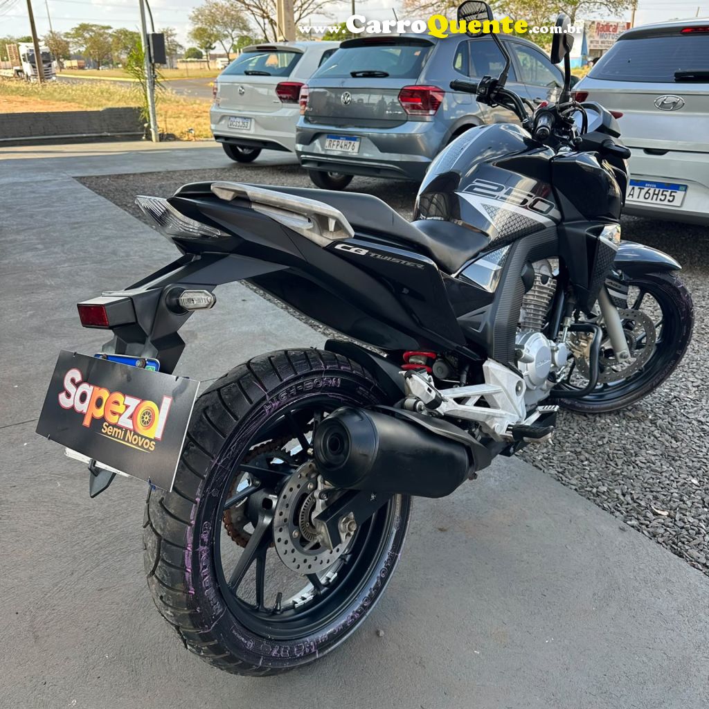 HONDA   CB TWISTERFLEXONE 250CC   CINZA 2022 250 GASOLINA - Loja